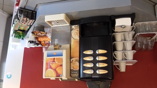 Daily buffet breakfast (EUR 7 per person)