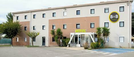 Façade de l’hébergement