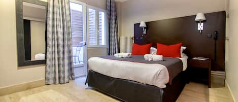 Ropa de cama de alta calidad y minibar