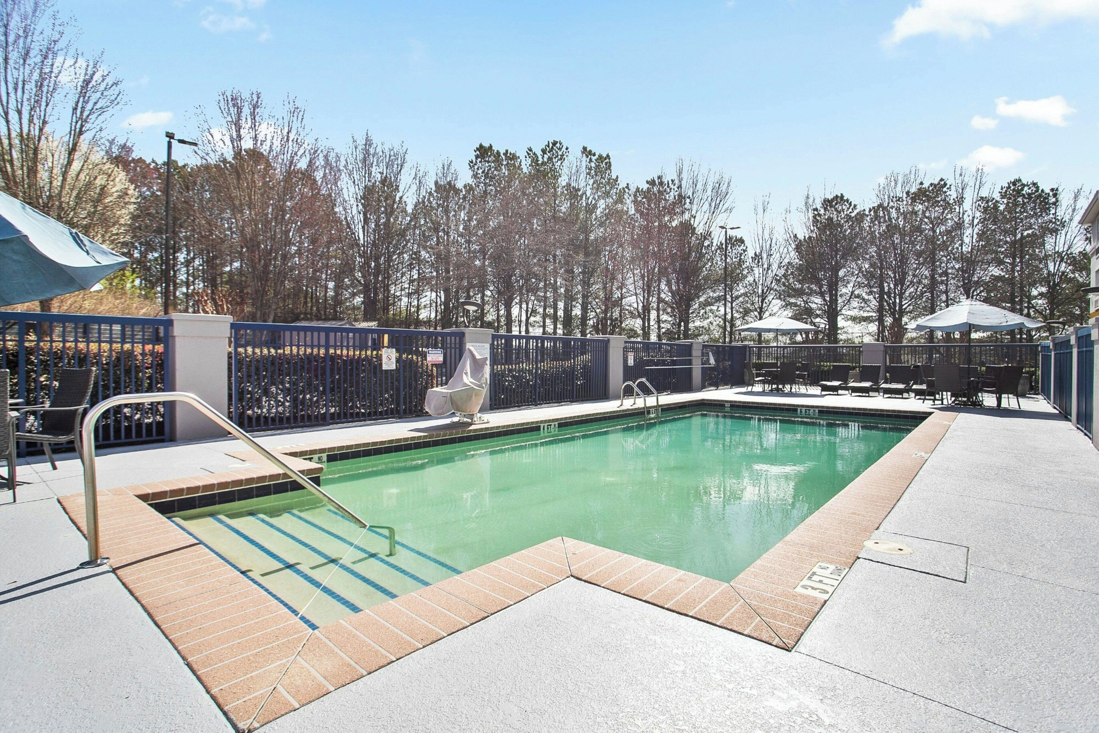 Seasonal outdoor pool