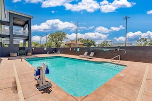 Seasonal outdoor pool