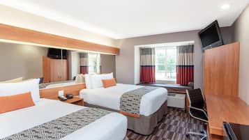 Phòng Tiêu chuẩn, 2 giường cỡ queen | Chăn bông, bàn, màn/rèm cản sáng, bàn ủi/dụng cụ ủi quần áo