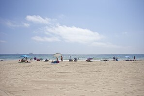 On the beach