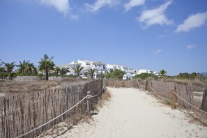 On the beach