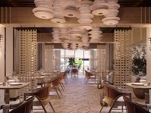 2 restaurants, dinner served, Modern European cuisine