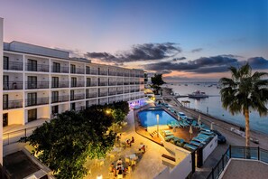 Front of property – evening/night