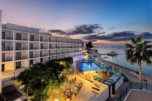 Front of property – evening/night