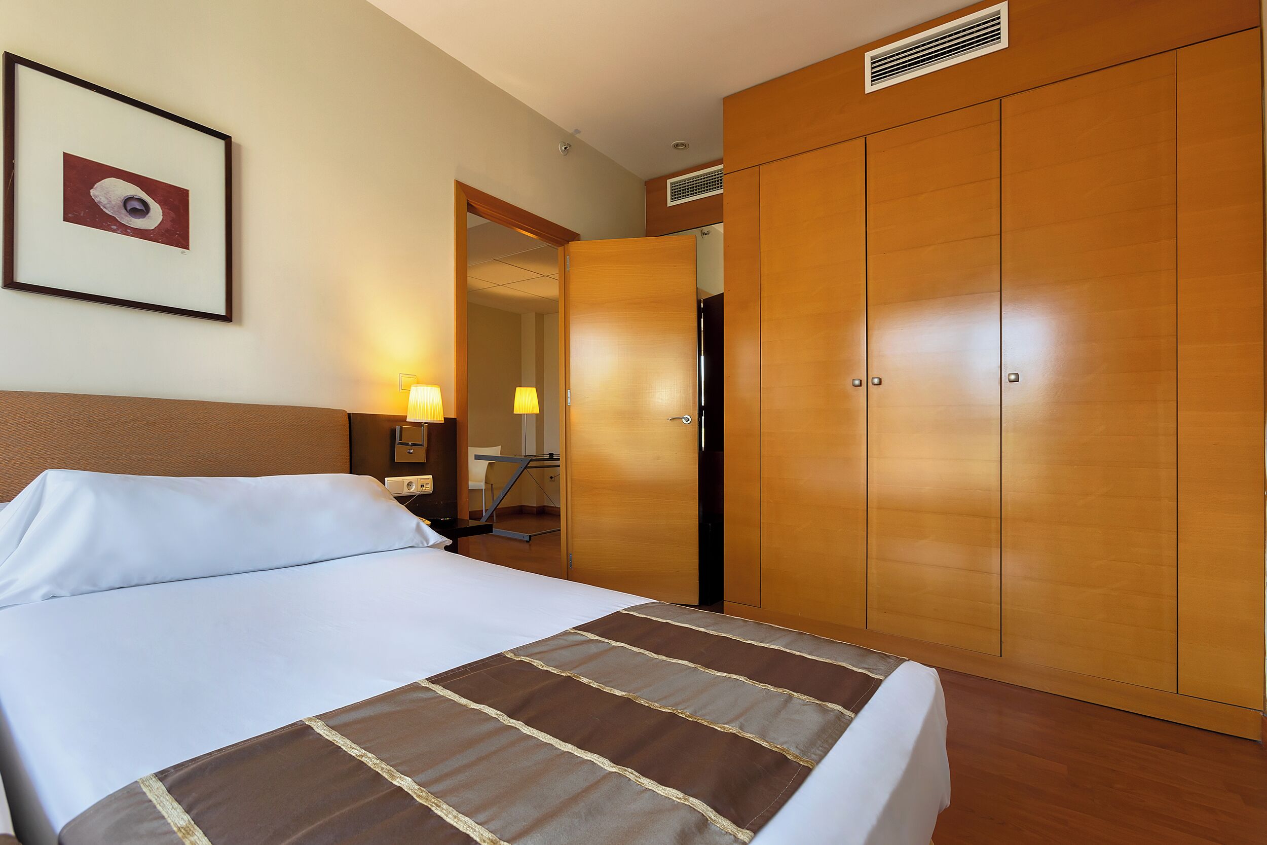 minibar, in-room safe, desk, iron/ironing board