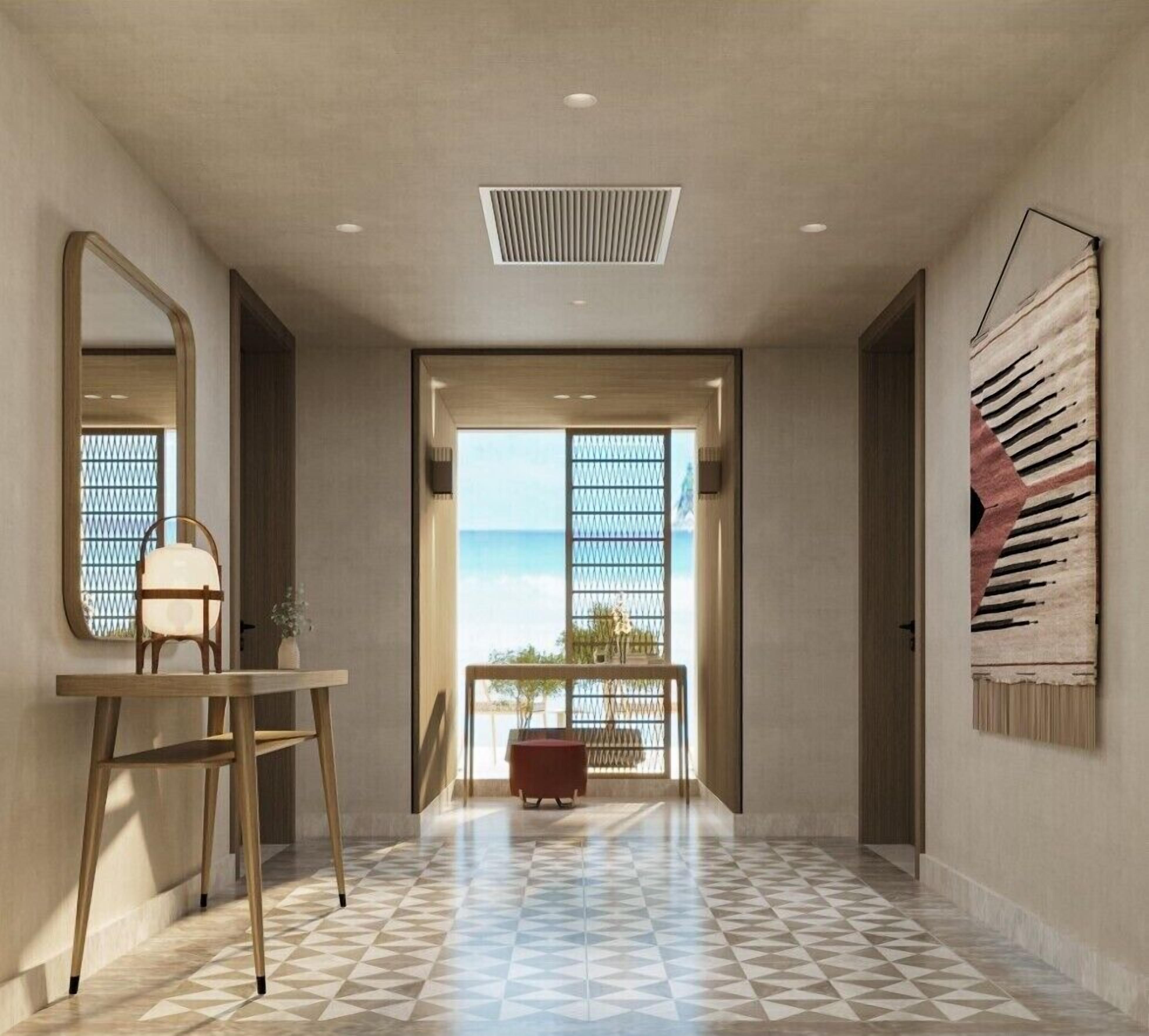 precedential suite , king bed, sea view , beachside | water view