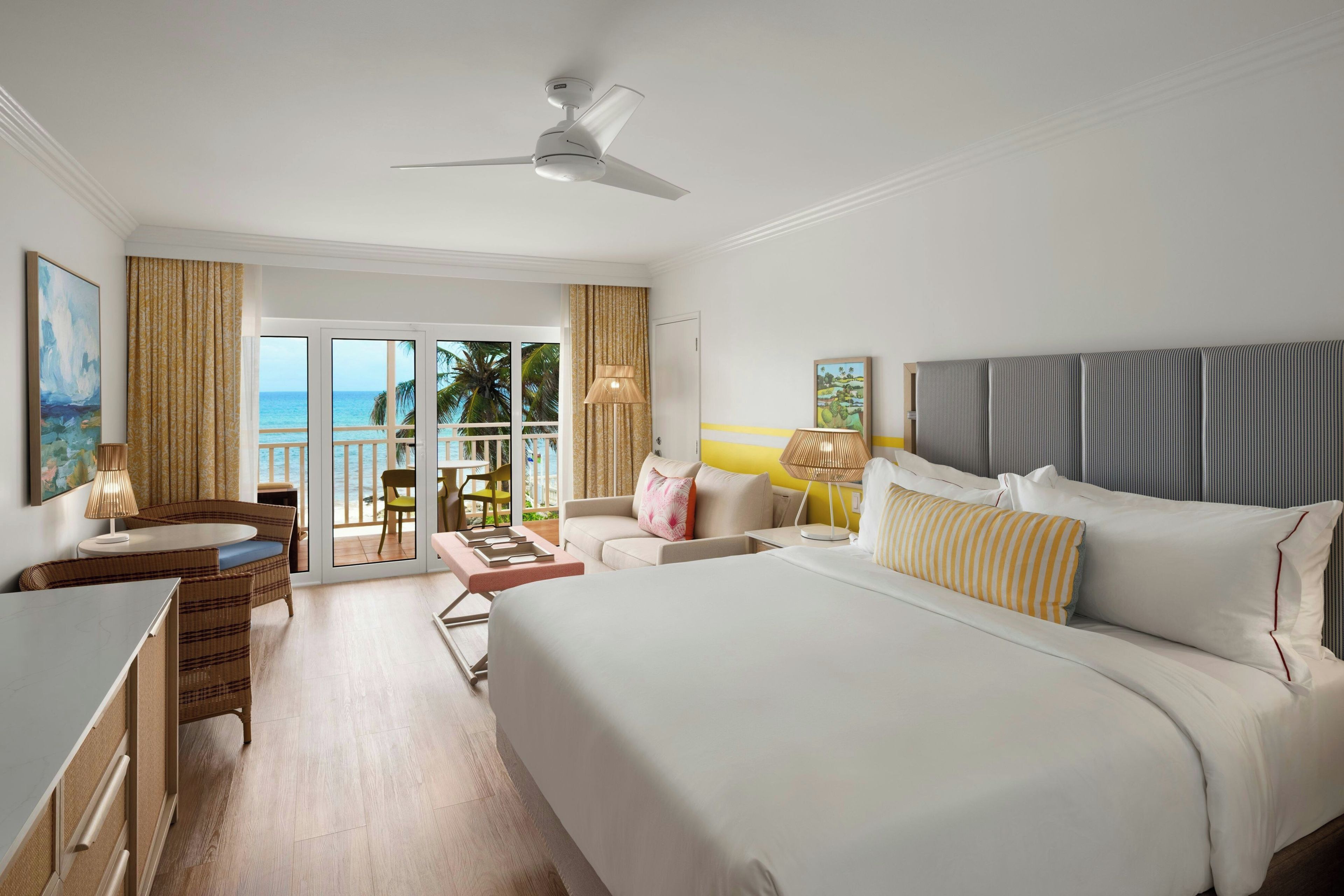 Junior-Suite, 1 King-Bett und Schlafsofa, Meerblick (All-Inclusive) | Zimmersafe, Schreibtisch, Verdunkelungsvorhänge, Bügeleisen/Bügelbrett