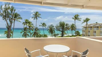 Ocean View, Junior Suite | In-room safe, desk, blackout drapes, iron/ironing board