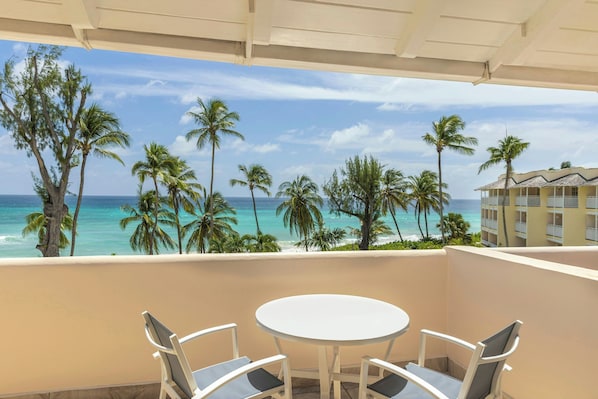 Ocean View, Junior Suite | In-room safe, desk, blackout drapes, iron/ironing board