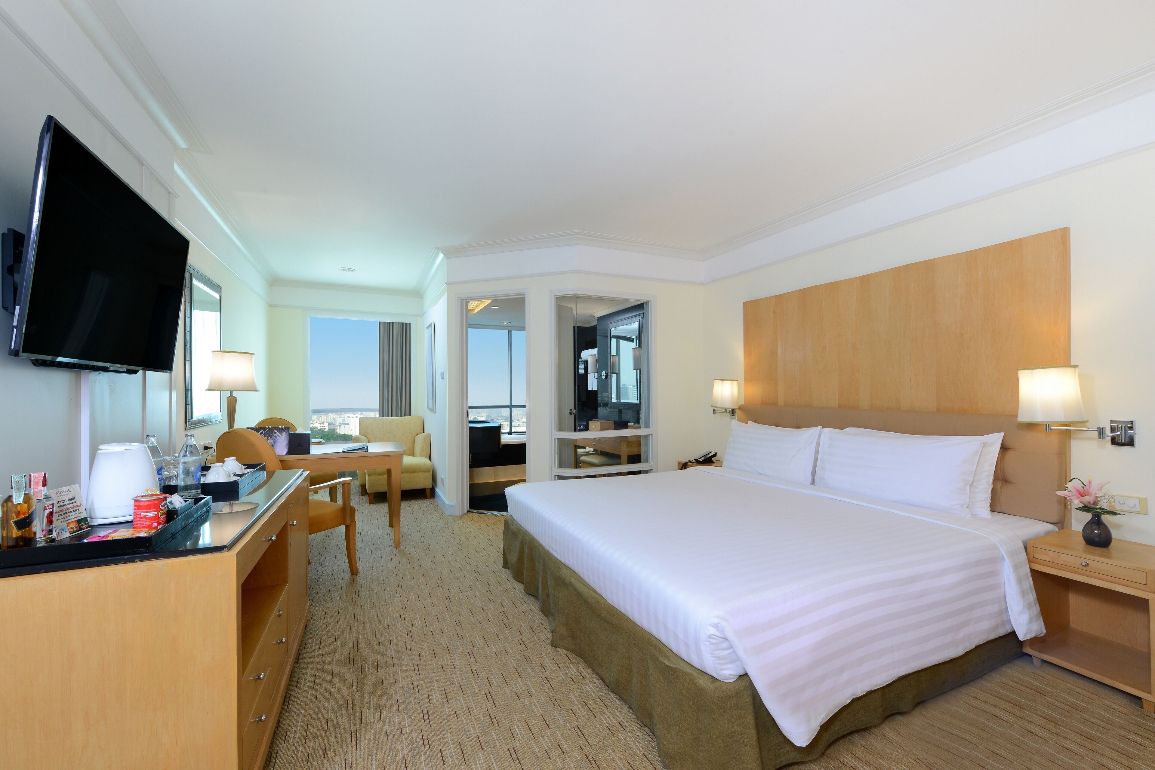 Minibar, in-room safe, desk, blackout curtains