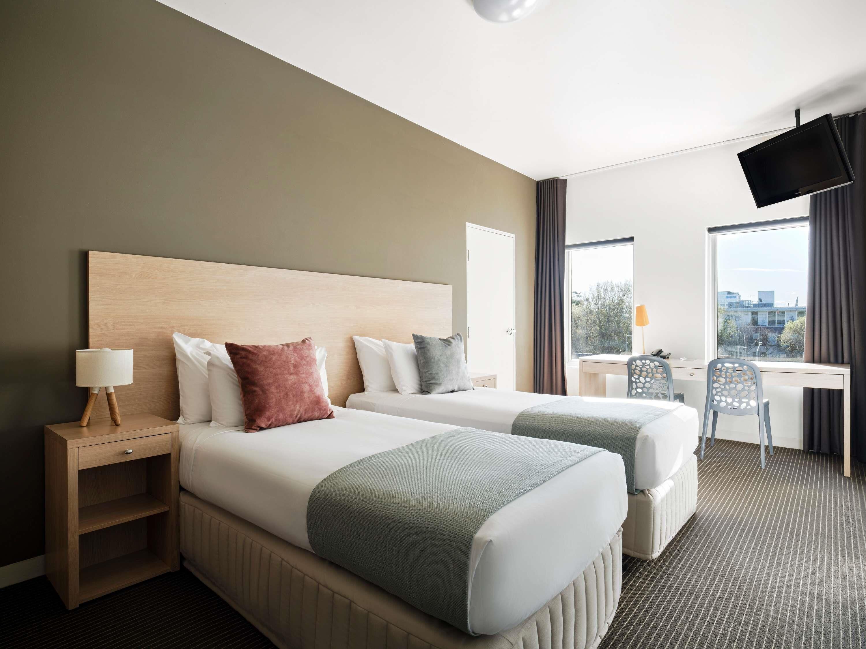 Down duvets, minibar, in-room safe, desk