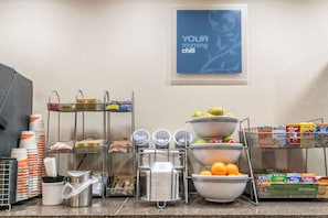 Free daily buffet breakfast
