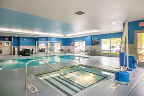 Indoor pool, outdoor pool