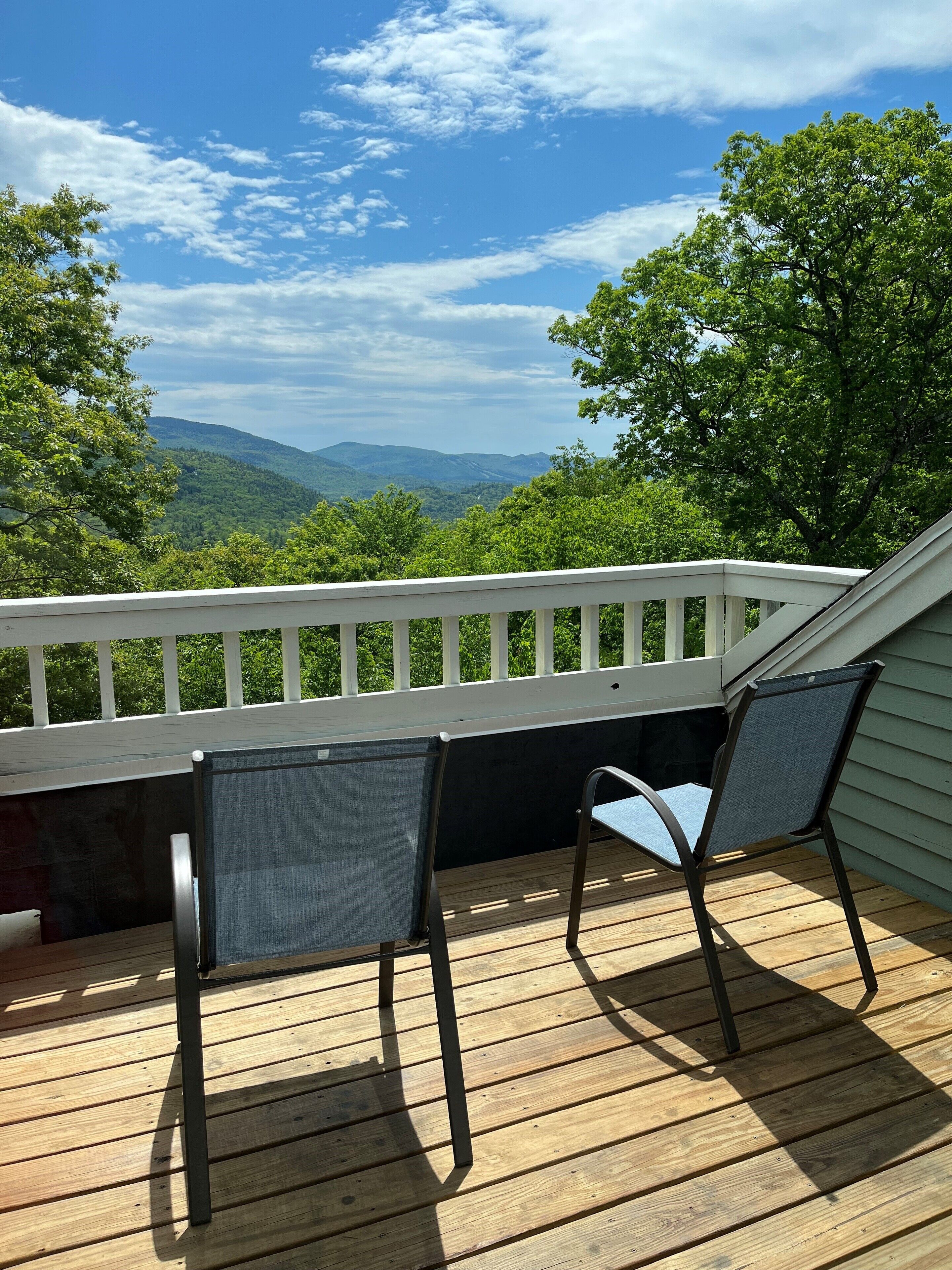 Deluxe Penthouse, 1 Bedroom, Fireplace, Mountain View (Partial A/C) | Pemandangan balkoni