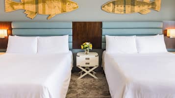 2 Schlafzimmer, Daunenbettdecken, Pillowtop-Betten