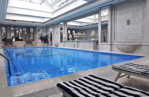 Indoor pool, outdoor pool