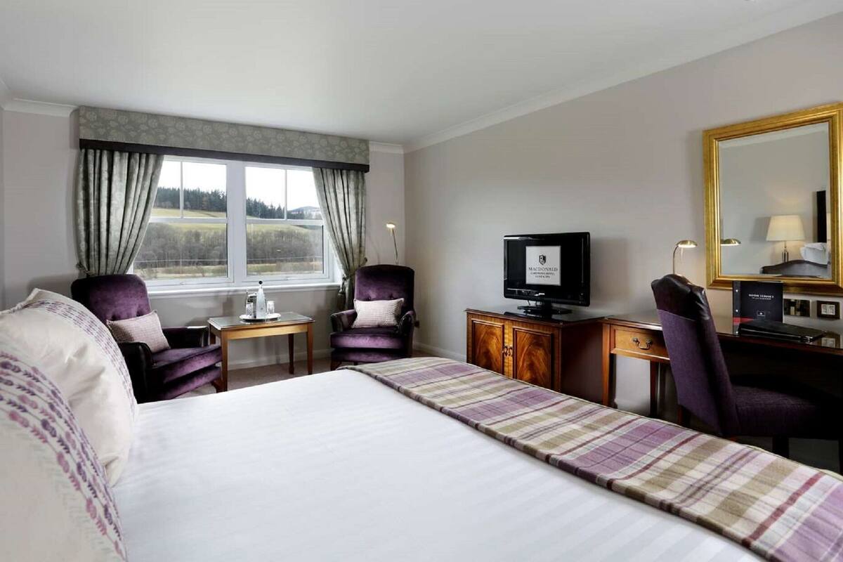In-room safe, desk, blackout curtains, soundproofing
