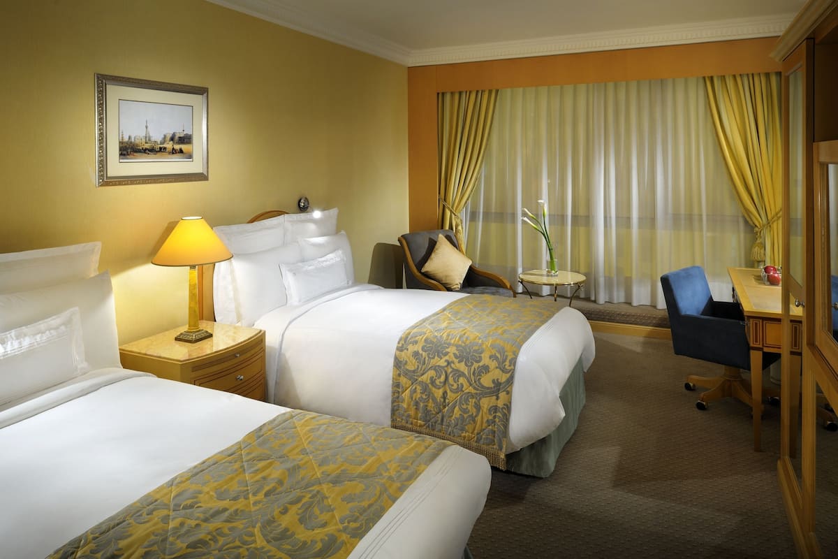 Deluxe Room, 2 Twin Beds, City View | Frette Italian sheets, premium bedding, down comforters, minibar