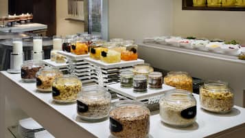 Daily buffet breakfast (KWD 9 per person)