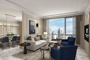 42-inch flat-screen TV with satellite channels, Smart TV - JW Marriott Hotel Kuwait City (Kuwait City)