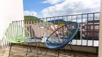 Einzelzimmer Panorama mit Balkon
