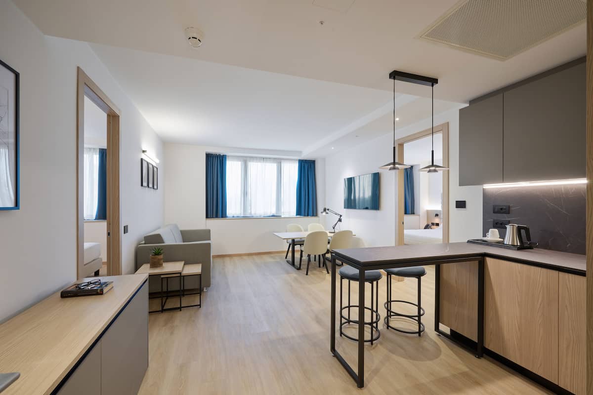 Suite Apartement Premier | 起居区 | 电视