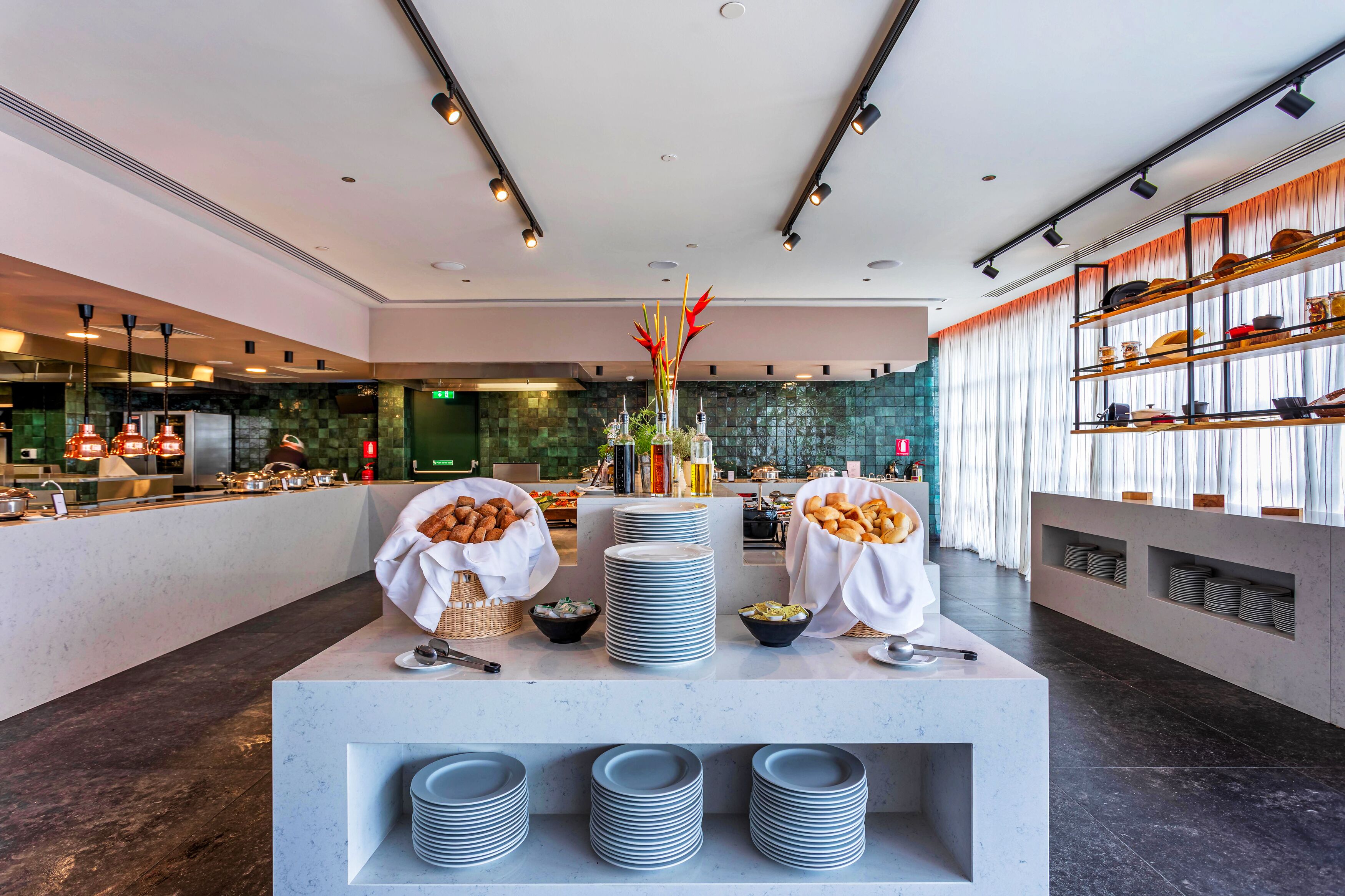 吃到飽自助式早餐