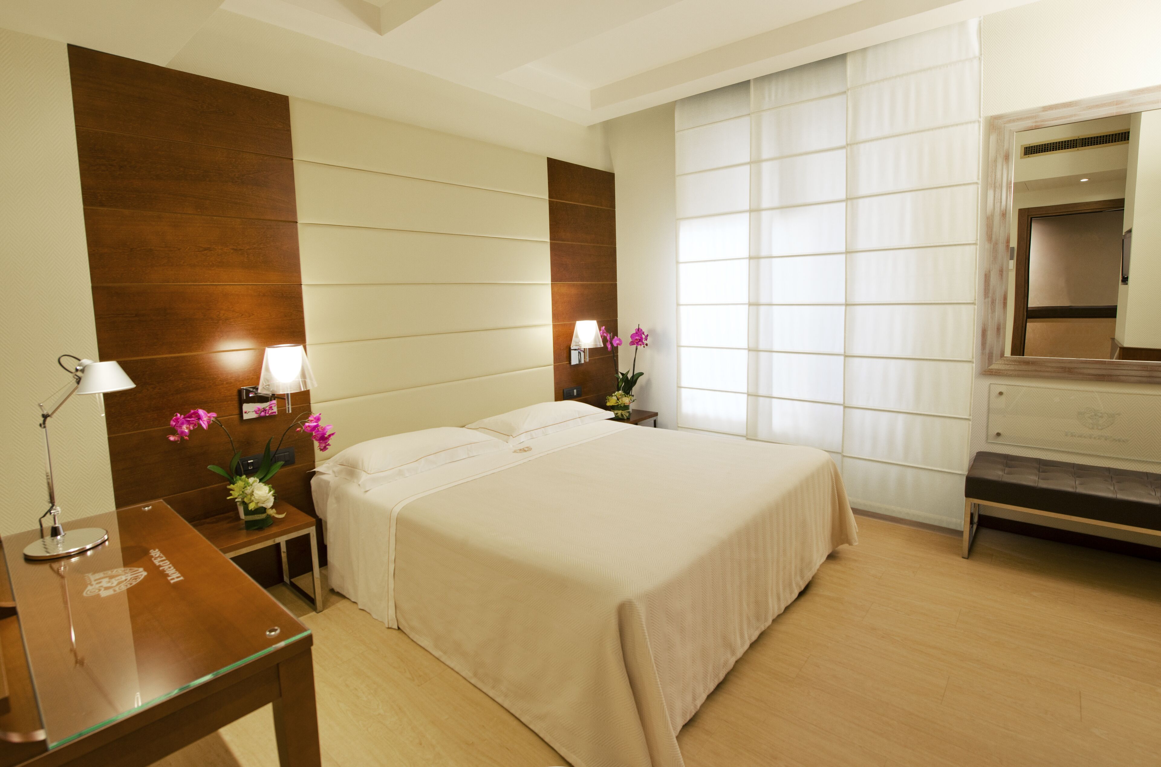 superior double or twin room | minibar, in-room safe, desk, blackout curtains