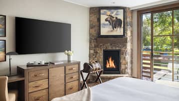 Kamer, balkon (King Fireplace) | Balkon