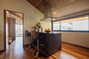 Luxury Penthouse Rooftop | Private kitchen | Fridge, microwave, coffee/tea maker, electric kettle - Club Bamboo Boutique Patong Beach Resort (Patong)