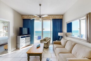 Condo, 2 Bedrooms (Deluxe) | Living area | TV, DVD player