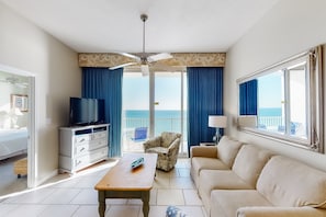 Condo, 2 Bedrooms (Deluxe) | Living area | TV, DVD player