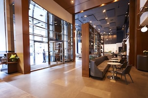 Interior entrance