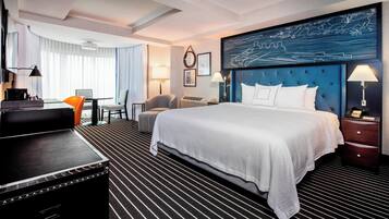 Premium bedding, pillow-top beds, in-room safe, desk