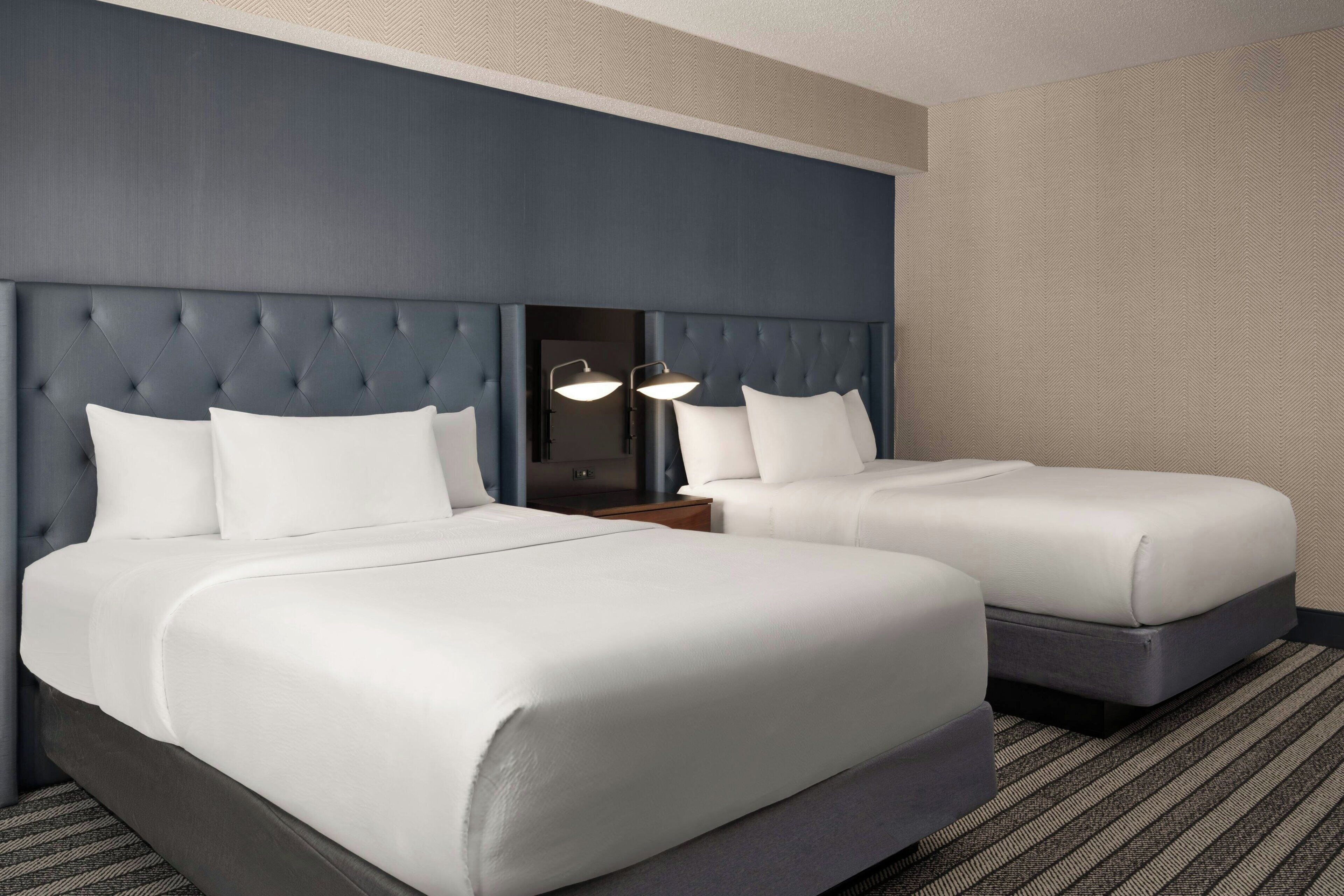 Room, 2 Queen Beds | Premium bedding, pillowtop beds, in-room safe, desk