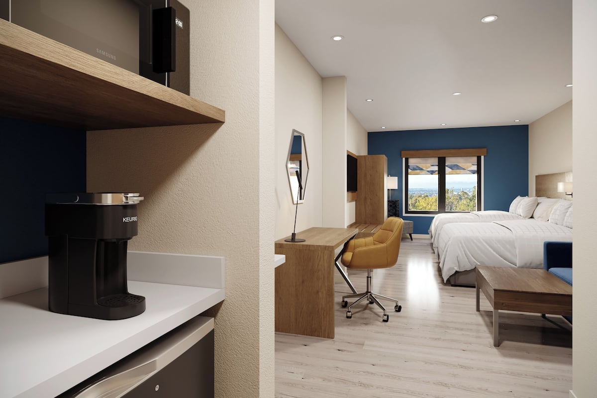 Standard Room, 2 Queen Beds | Premium bedding, desk, laptop workspace, blackout drapes