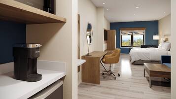 Standard Room, 1 King Bed | Premium bedding, desk, laptop workspace, blackout drapes