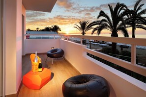 Uitzicht op strand/zee