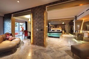 1 habitación, ropa de cama de alta calidad y minibar 