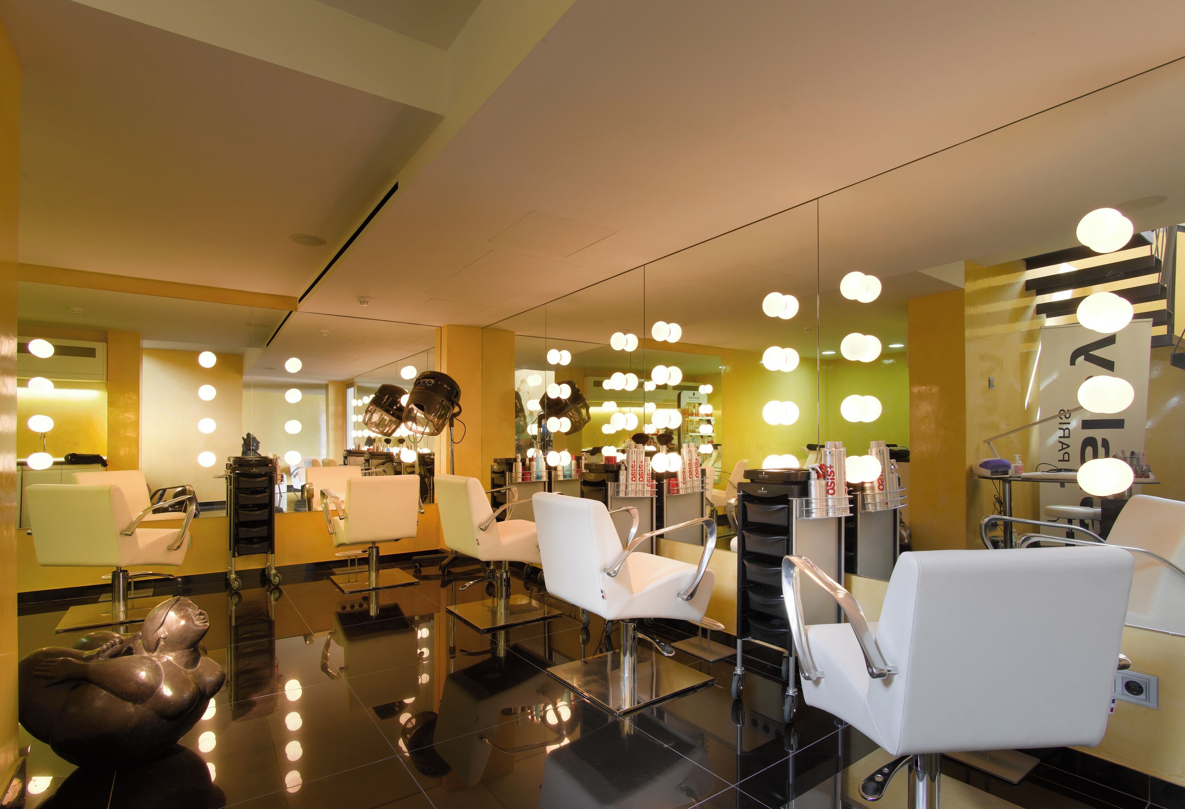 manicures and pedicures, massages