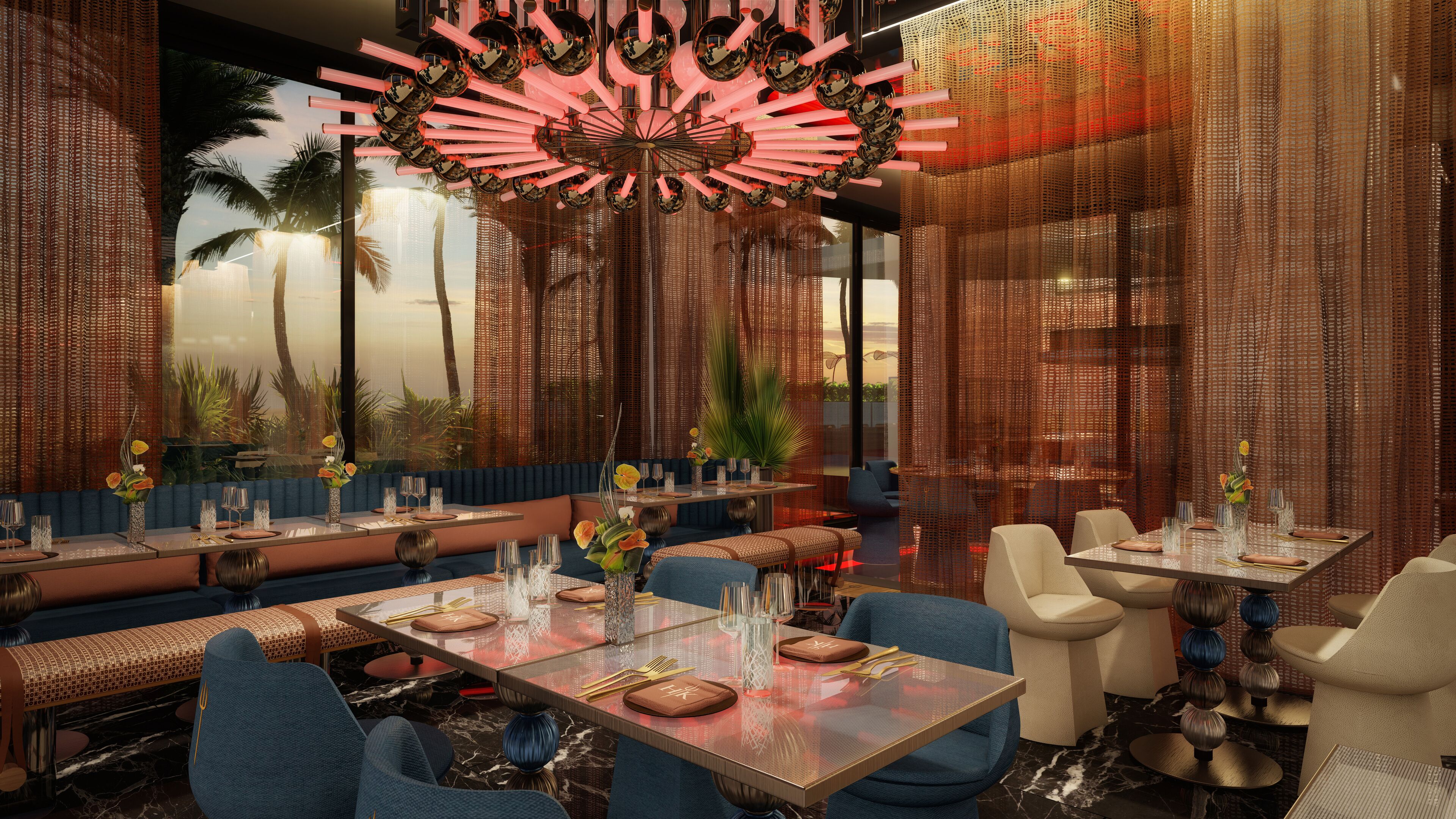 4 restaurants, lunch, dinner served; seafood