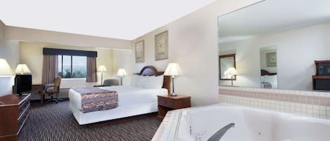 Suite estudio, 1 cama de matrimonio grande, no fumadores | Escritorio, espacio para trabajar con un portátil, cortinas opacas