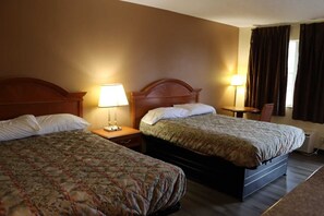 Escritorio, wifi gratis y ropa de cama