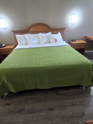 Egyptian cotton sheets, premium bedding, pillow-top beds, desk