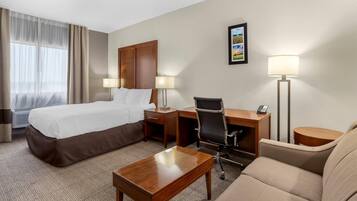 1 bedroom, desk, iron/ironing board, rollaway beds