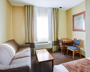 Suite, 2 Queen Beds, Non Smoking | 1 bedroom, desk, iron/ironing board, rollaway beds