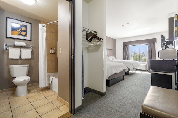 In-room safe, desk, blackout drapes, iron/ironing board